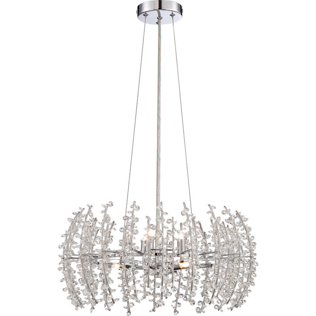 Quoizel - VLA2820C - Six Light Pendant - Valla - Polished Chrome