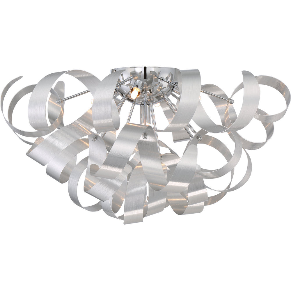 Quoizel - RBN1622MN - Five Light Flush Mount - Ribbons - Millenia