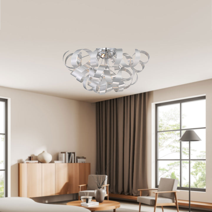 Five Light Flush Mount