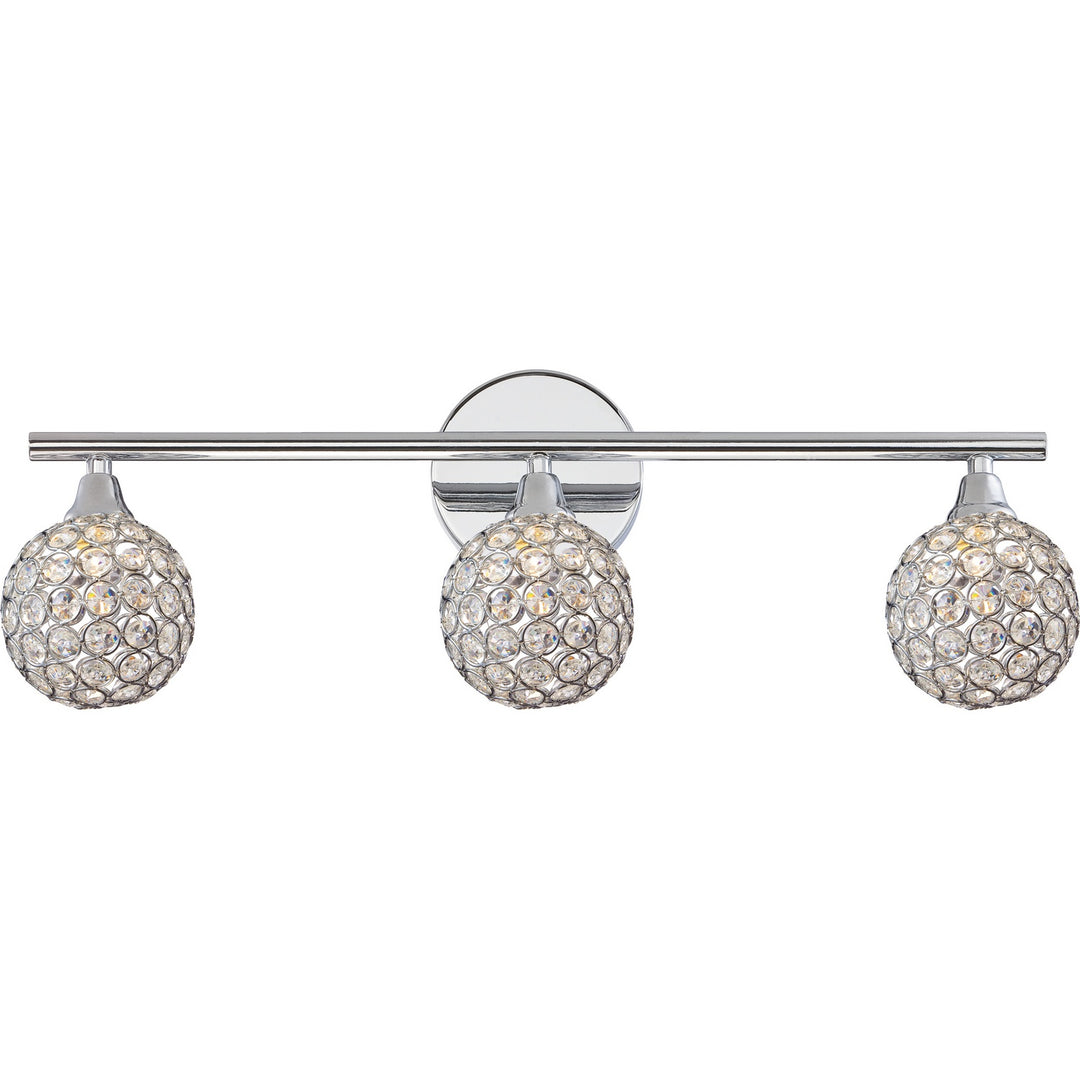 Quoizel - PCSR8603C - Three Light Bath Fixture - Shimmer - Polished Chrome