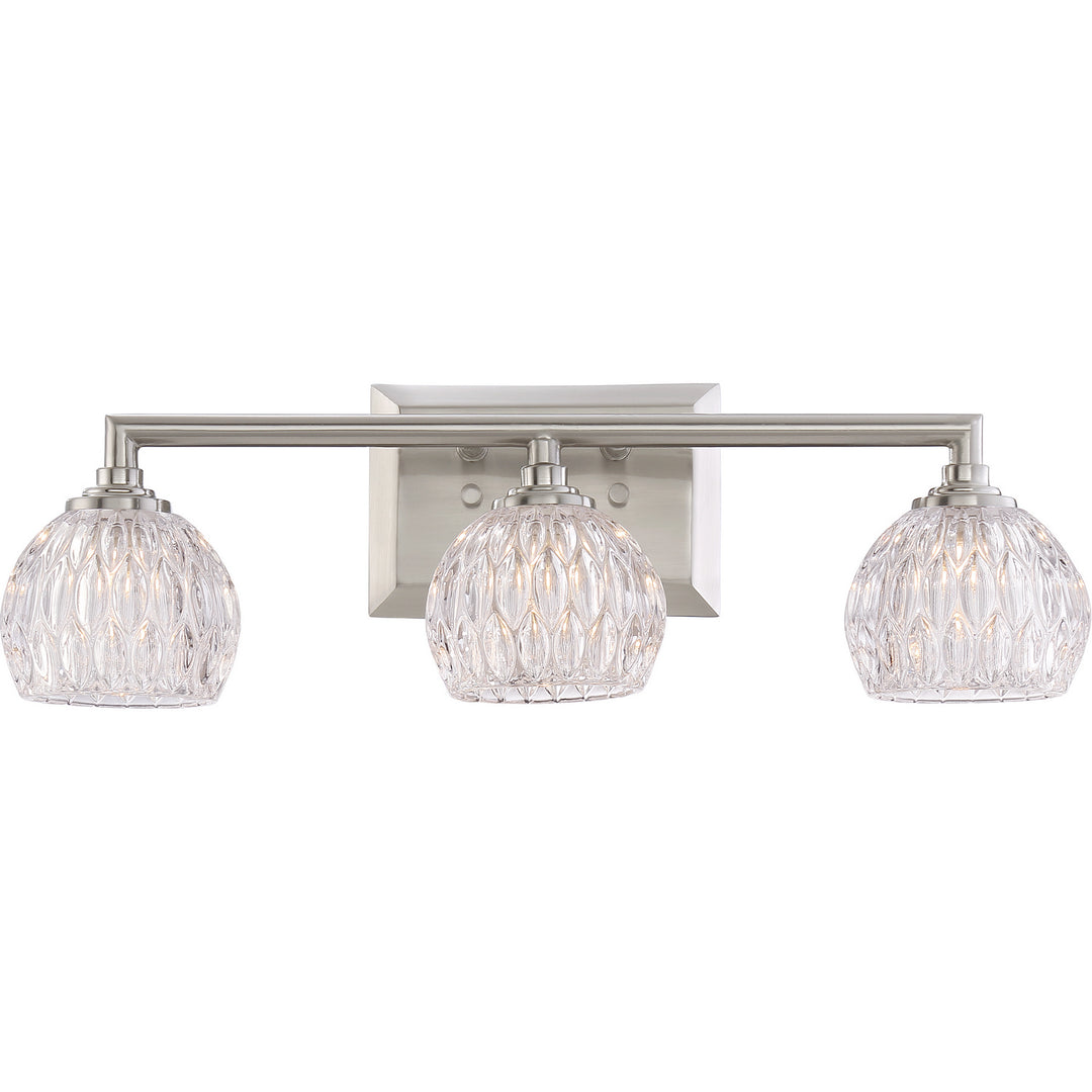 Quoizel - PCSA8603BN - Three Light Bath Fixture - Serena - Brushed Nickel