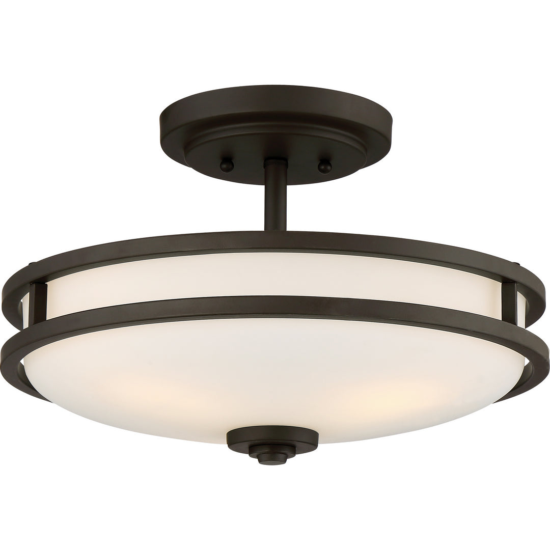 Quoizel - CDT1715OZ - Three Light Semi-Flush Mount - Cadet - Old Bronze