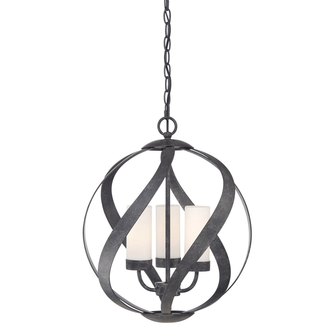 Quoizel - BMS2816OK - Three Light Pendant - Blacksmith - Old Black Finish