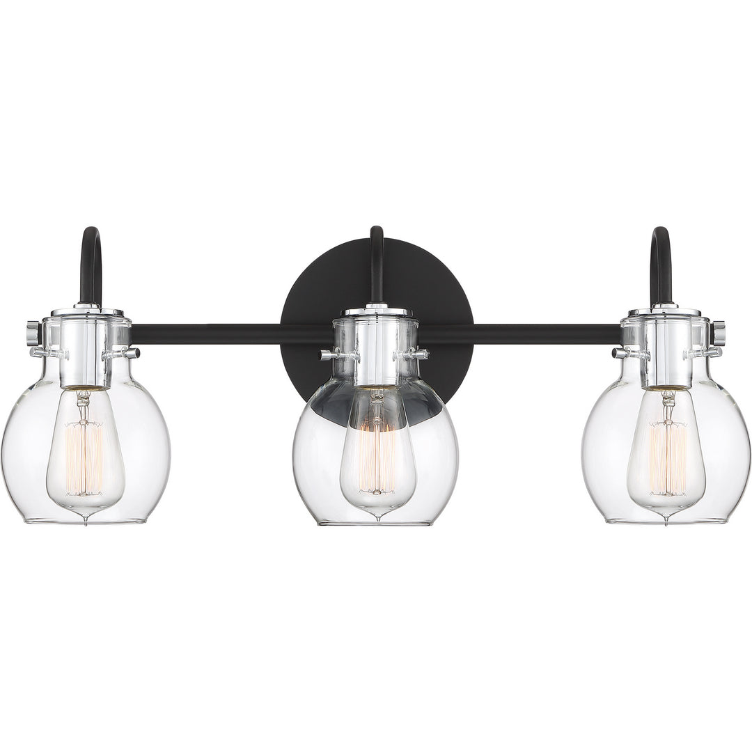 Quoizel - ANW8603EK - Three Light Bath Fixture - Andrews - Earth Black