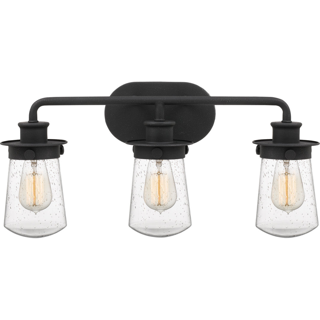 Quoizel - LWN8603GK - Three Light Bath Fixture - Lewiston - Grey Ash