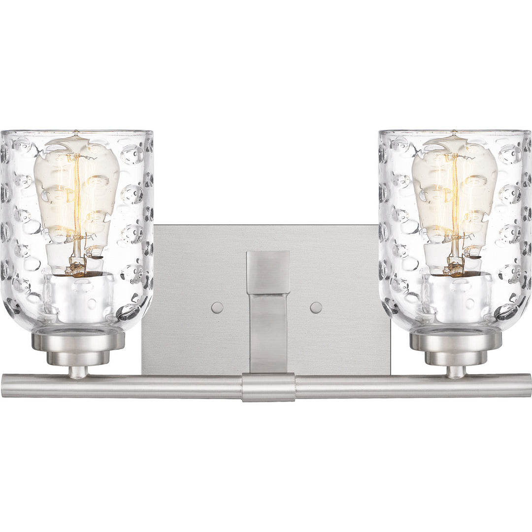 Quoizel - CRI8602BN - Two Light Bath Fixture - Cristal - Brushed Nickel