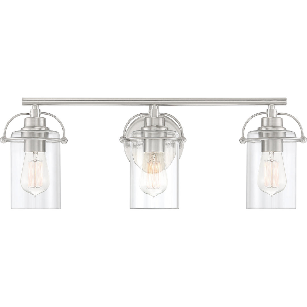 Quoizel - EMR8603BN - Three Light Bath Fixture - Emerson - Brushed Nickel