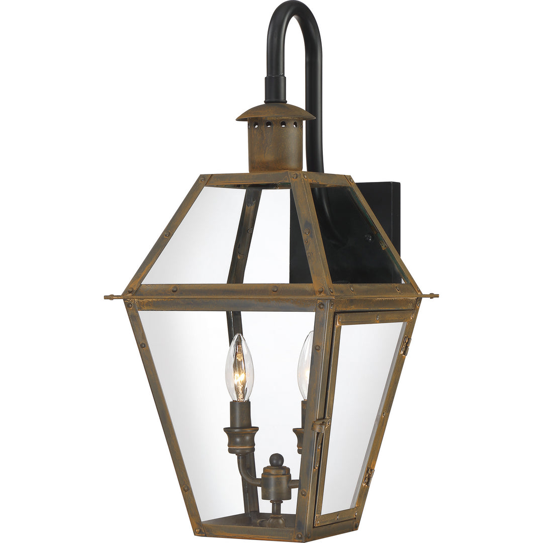 Quoizel - RO8411IZ - Two Light Outdoor Wall Lantern - Rue De Royal - Industrial Bronze