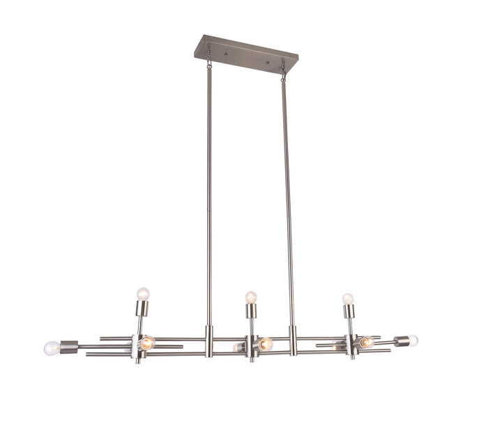 Lexington House - DU105SHN - 11 Light Chandelier - Shiny Nickel