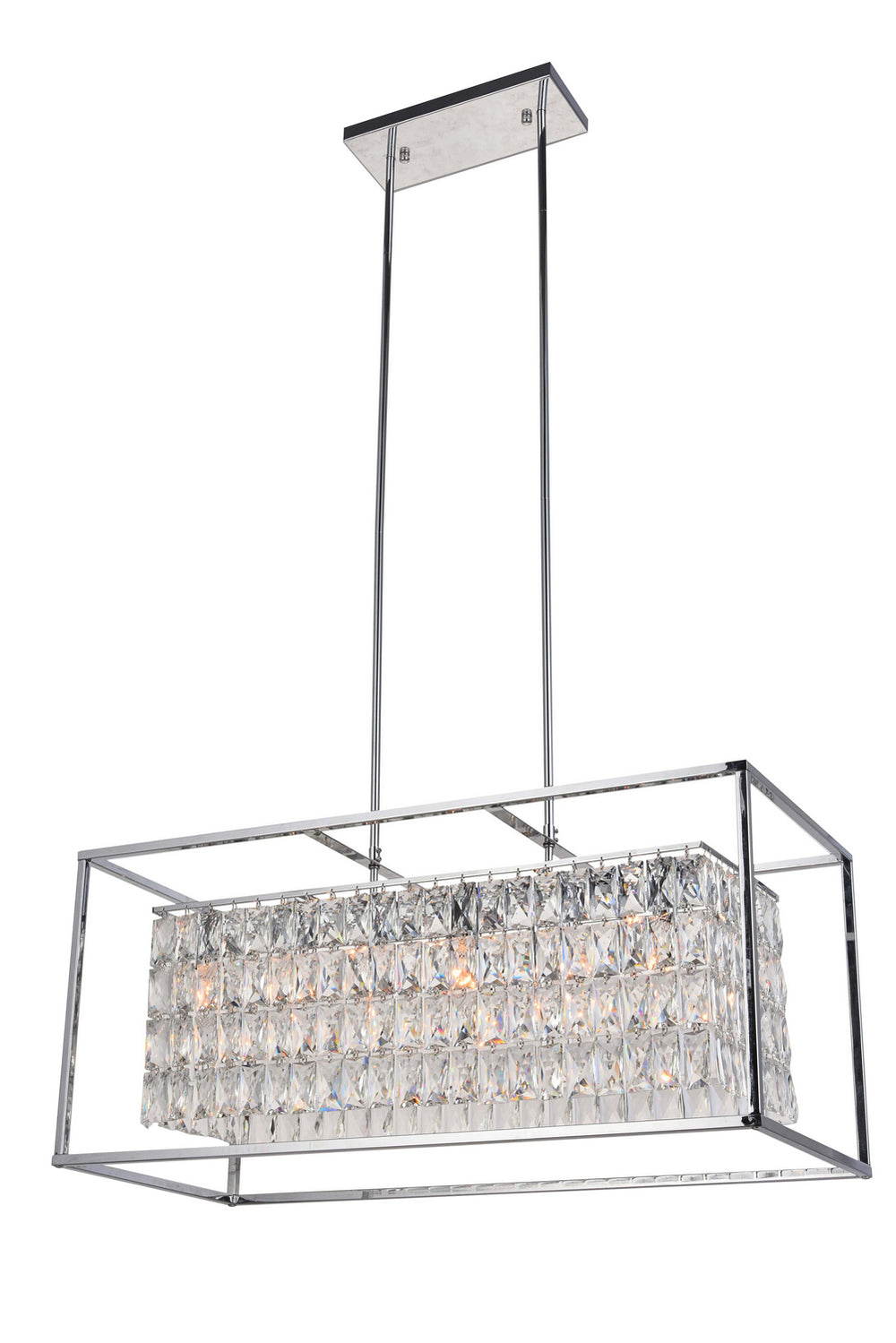 Lexington House - LA12 - 12 Light Chandelier - Chrome