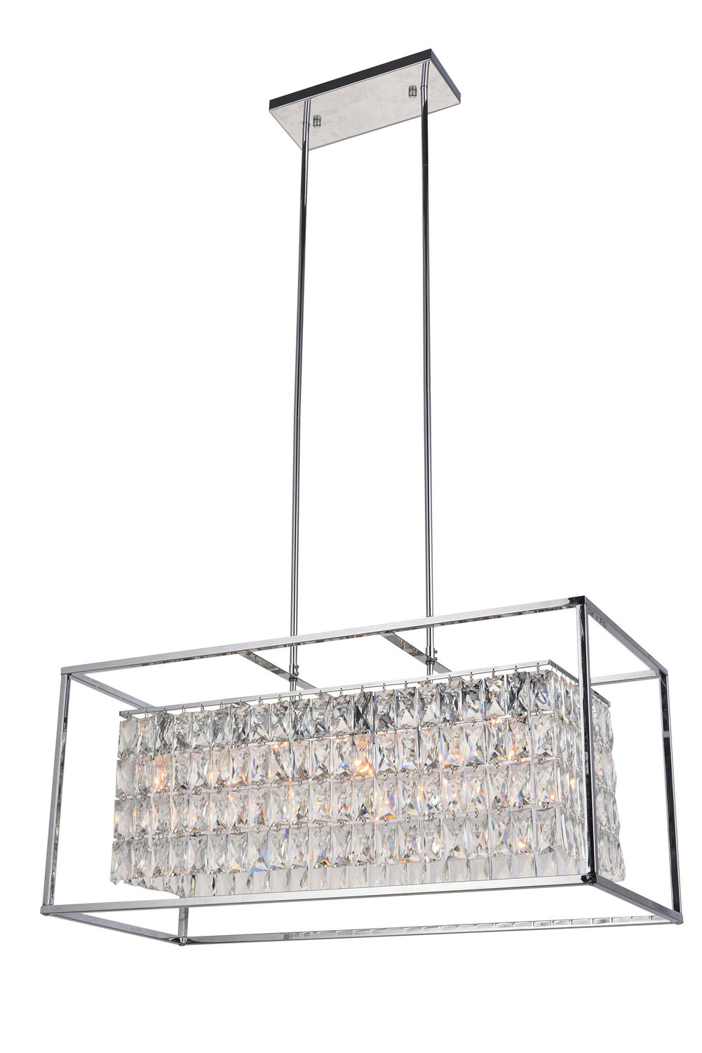 Lexington House - LA12 - 12 Light Chandelier - Chrome
