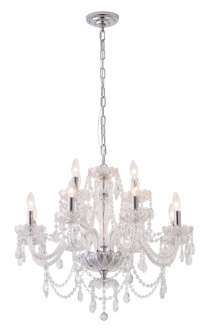 Lexington House - CH03C29CH - 12 Light Chandelier - Chrome