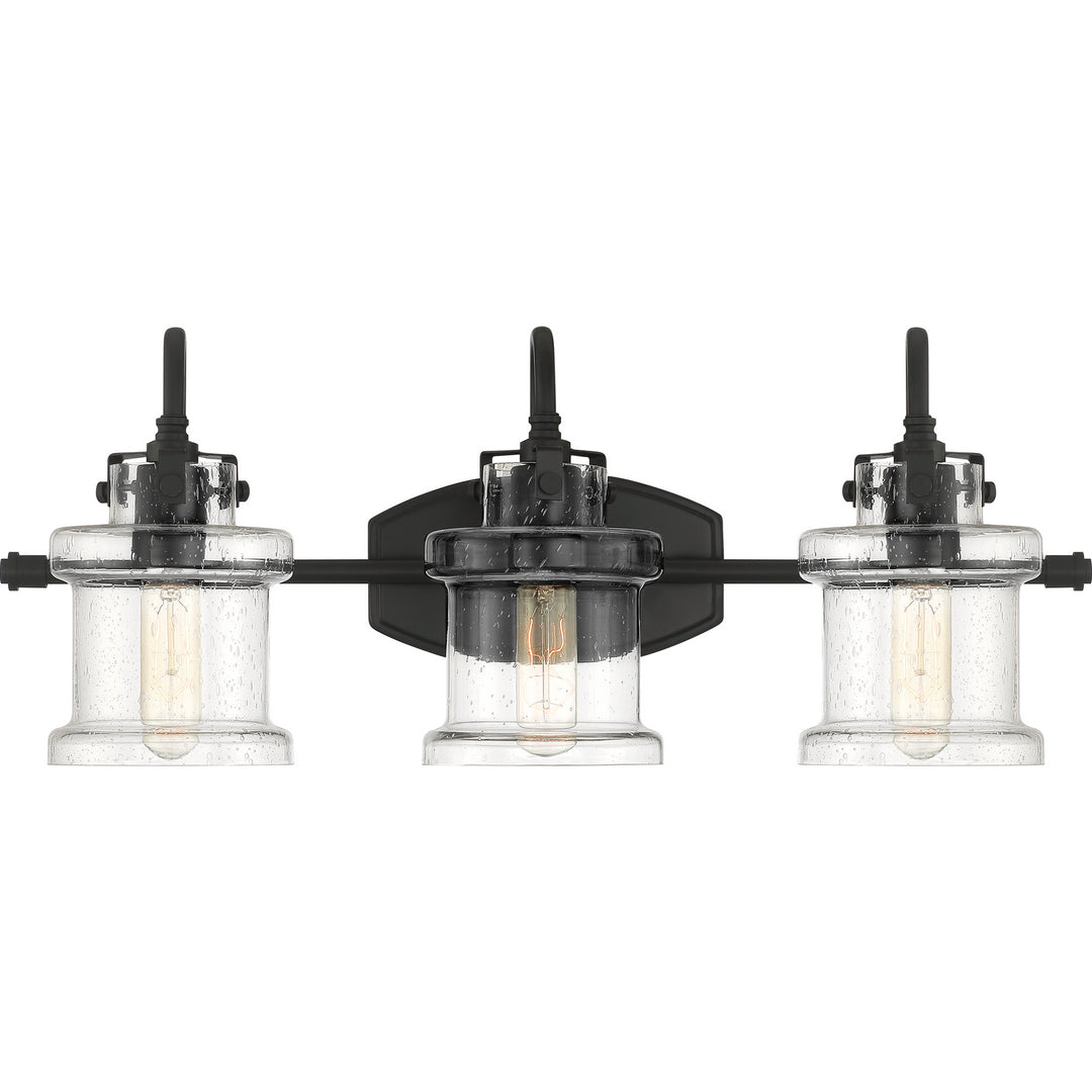 Quoizel - DNY8603EK - Three Light Bath Fixture - Danbury - Earth Black