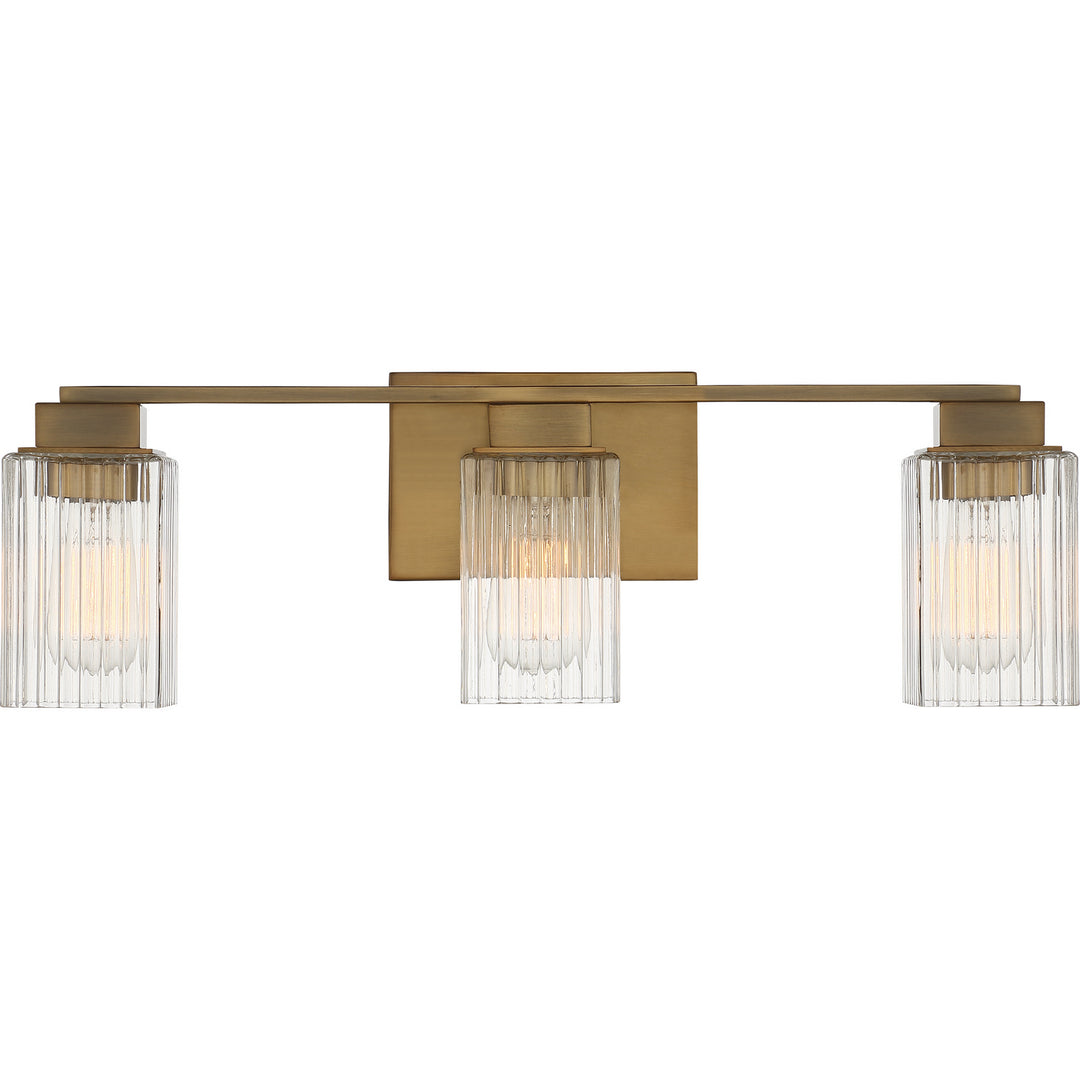 Quoizel - DAN8624WS - Three Light Bath Fixture - Danson - Weathered Brass