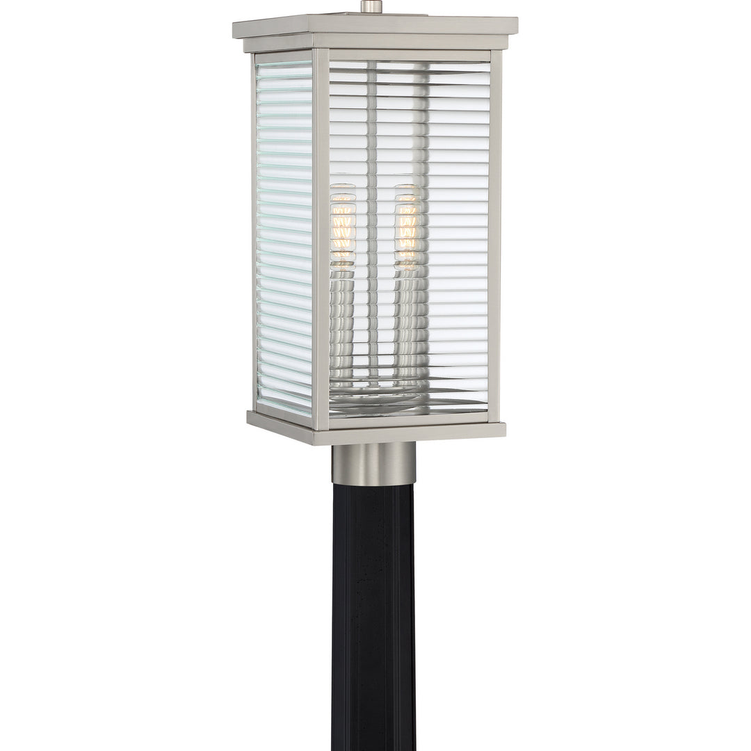 Quoizel - GAR9008SS - Two Light Outdoor Post Mount - Gardner - Stainless Steel